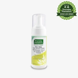 Thursday Plantation Tea Tree Cleansing Face Wash Foam 150ml Skin soothing, slightly acidic / 써스데이플랜테이션 티트리 클렌징 페이스 워시 폼 150ml 피부진정 약산성