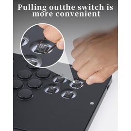 Kailh Shadow Hunting Switch Customized Low Profile Switches for Cosmoxgaming All-Button Leverless Controller & Mechanical Keyboard (20 PCS) (Shodow Hunting Switch)
