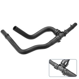 2PCS Heater Hose with TEE Supply-Return Compatible with Dodge Journey 2.4VVT 2008-2020 Heater Hose Set Replacement 5058437AK 5058437AI 5058437AD