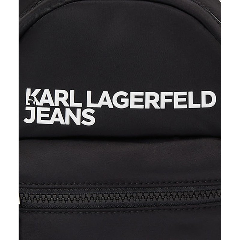 Karl Lagerfeld Jeans Women's Essential Nylon Crossbody Cross Body, black