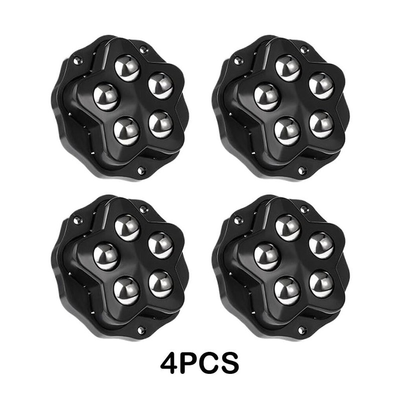 4pack/lot Small Castor Wheels Stainless Steel Caster Set for Furniture
