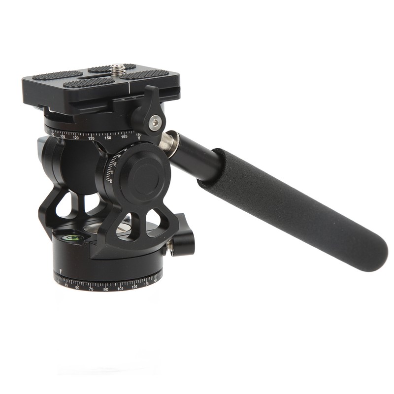 Video Tripod Head Aluminium Alloy Adjustable Portable Damping Stable Fluid