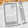 Magnifying Glass with Light, 5X 10X 45X Rechargeable Page Magnifier