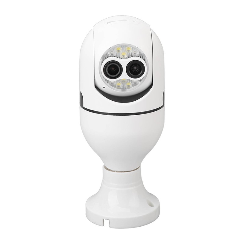 Dual Lens Camera 110 to 250V Sound and Light Alert