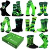 TeeHee St. Patricks Day Cotton Crew Socks Assorted 10-Pair (Gift-10