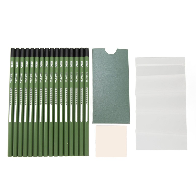 16pcs Professional Charcoal Pencils Multipurpose Safe Artist Pencils for Drawing