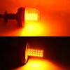 VGETTING 60 LED Rotating Flashing Amber Beacon Light, Flexible Mount
