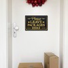 Putuo Decor Please Leave Packages Here Metal Signs Package Signs