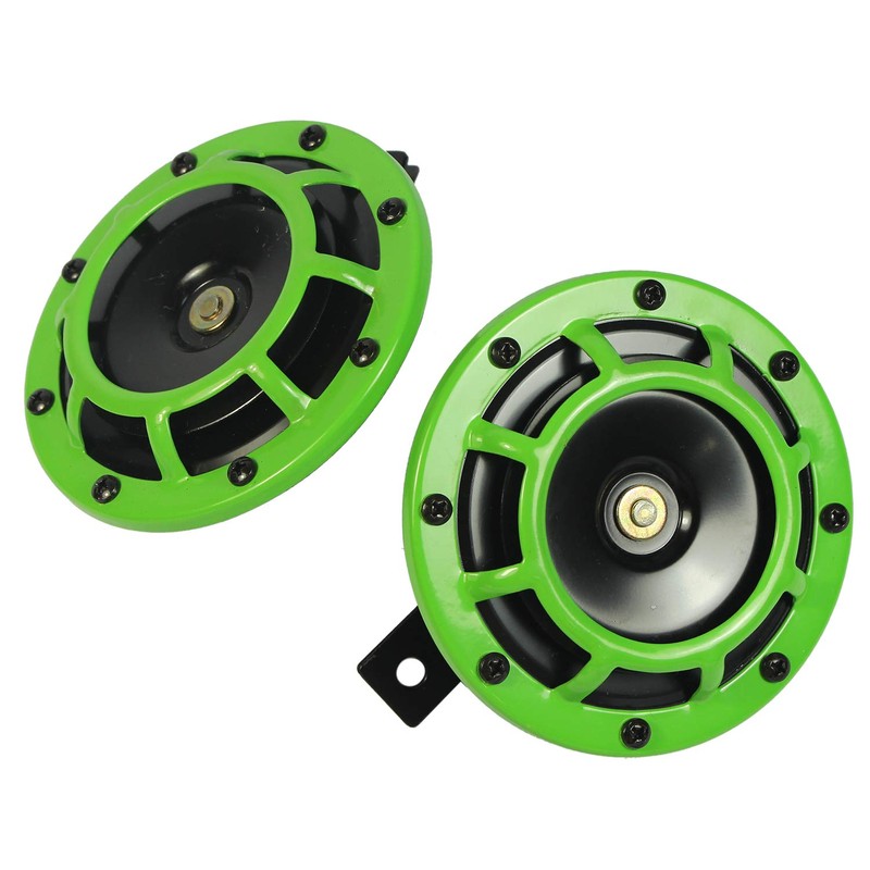 JDMSPEED New Lime Green Super Loud Two Electric Blast Tone