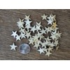 50 Small .75 inch Size Wood Stars 3/4 inch