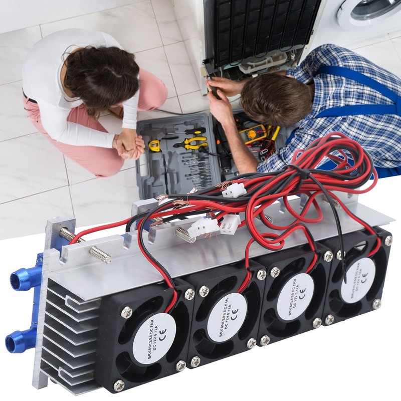 288W Peltier Thermoelectric Refrigeration Cooler DC 12V Semiconductor Air Conditioner