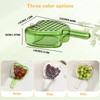 BOPOREAE Multifunctional Fruit and Vegetable Washing Bowl with Lid, Fruit