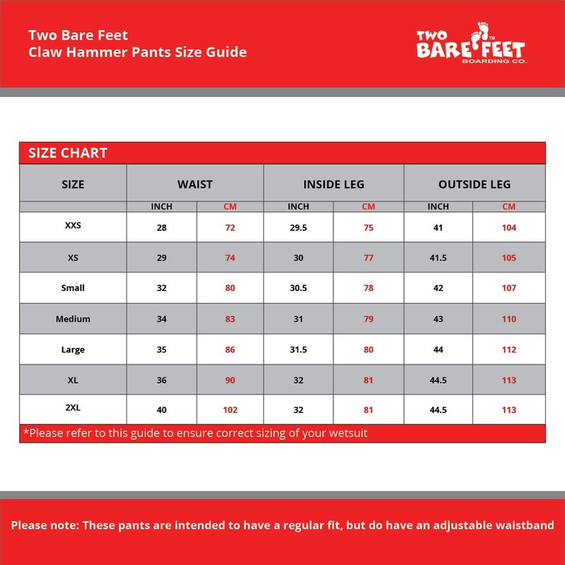 Two Bare Feet Men Claw Hammer Snow Ski Pants -