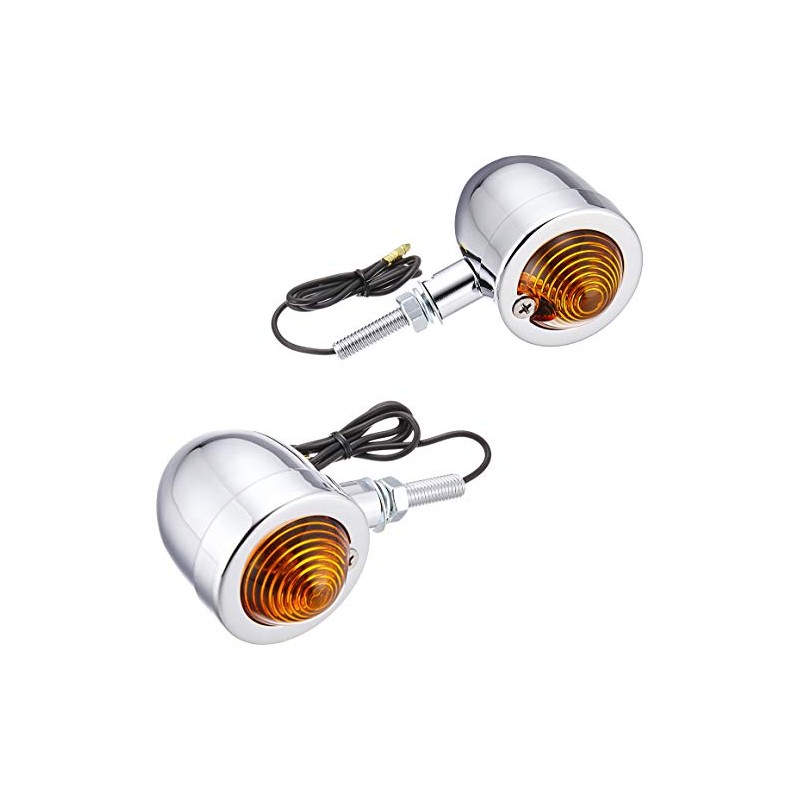 Kijima 219-1016 Motorcycle Parts Turn Signal Lamp, Vanette Small, Plated