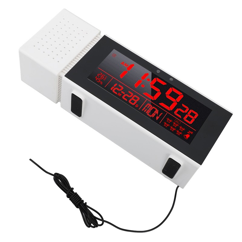 LED Digital Clock Human Motion Sensor Night Light Electronic Clock