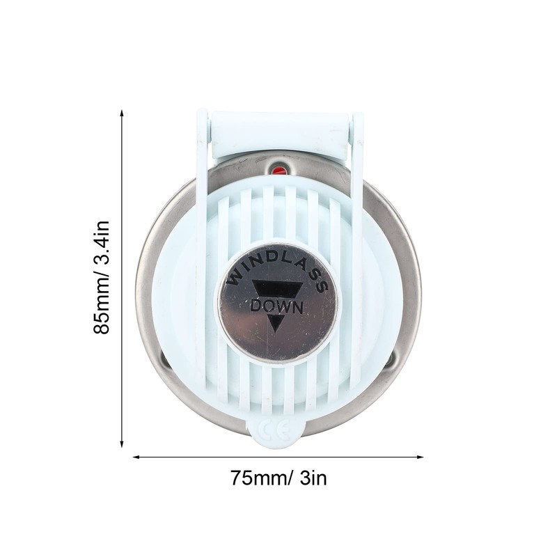 2pcs Windlass Foot Switch, Up and Down Foot Switch White