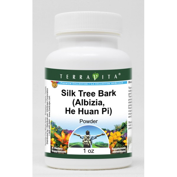 Silk Tree Bark (Albizia, He Huan Pi) Powder (1 oz,