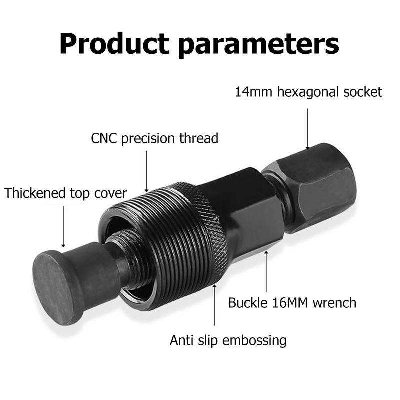 Bicycle Crank Remover,Bicycle Crank Extractor Puller,Mountain Bicycle Crankset Tool Bike
