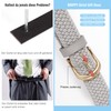 WHIPPY Fabric Belt Stretch Belt Elastic Braided Belt Elastic Stretchy