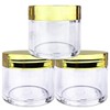 Beauticom Clear 1 oz Plastic Jar (Quantity: 3 Pieces a