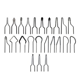 23pcs Pyrography Wire Tips Set, Mini Replacement Tips, Heating Wire, High Impedance, Portable Tips for Pyrography Machines