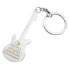 keepdrum Electric Guitar Keyring Metal Black