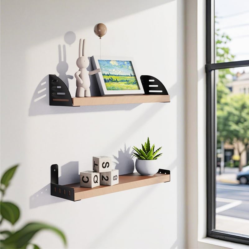 Floating Shelves for Wall Corner Brace, Stainless Steel L Bracket