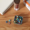 Farmhouse Square Paper Clip and Binder Clip Holders,Ceramic Binder Clip