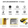 CMM 풍속계 HVAC Pro 휴대용 CFM 속도계 게이지 풍속 측정