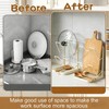 2 Tier Pot Lid Holder Rack for Kitchen Storage, Multifunctional