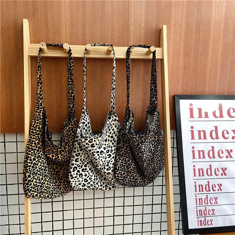Eclairage Women's Tote Bag, Leopard, Casual, Shopping, Work, School, A4