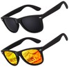 LINVO Polarized Sunglasses for Men Driving Sun glasses Shades 80's