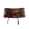 Toocool - Obi Women's Belt Laces Sash Faux Leather Broadband