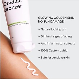 Endless Luxe - Gradual Bronzer - 2 en 1 - Autobronceador y Crema Hidratante Para Cara Y Cuerpo - Todo tipo de piel - Bronceado Medio - Hidratante Y Vegano - 217 ml - GBR23