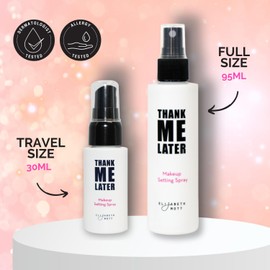 Elizabeth Mott Elizabeth Mott Thank Me Later 3-in-1 Dewy Setting Spray - Hydrating, Long-Lasting Makeup Setting Spray with Niacinamide for Radiant, Glowing Skin, Lightweight & Cruelty-Free Formula, 95 ml