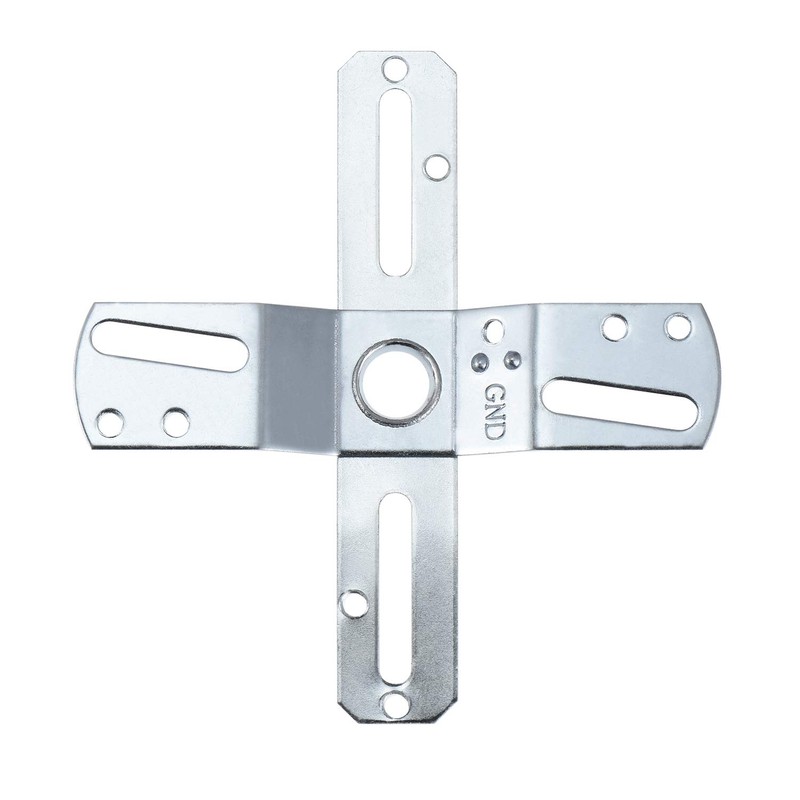 Canomo 4" Universal Light Fixture Crossbar 360 Rotation, Cross-Shaped Lighting