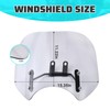 Motorcycle Windshield Deflector with Bracket Windscreen Fit for Rebel 500