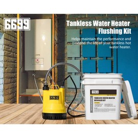 6699 Tankless Water Heater Flushing Kit Just add Vinegar Descaler Easy to Clean Water Heaters SUB 1600 KIT02