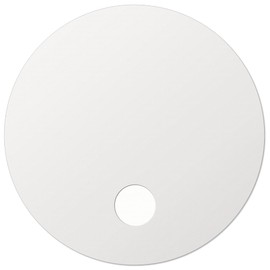 55224 Paper Entrance Round Fan, Diameter 7.9 inches (200 mm), 30 Pieces, Plain, Drawing, Handmade