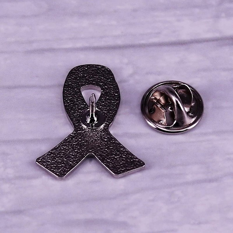 AOTEMAN Pink Ribbon Global Breast Campaign Logo Brooch