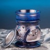 NKlaus Aroma Lamp Celtic Knot with Strainer Made of Soapstone