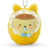 Sanrio 978680 Sanrio Mascot Holder, Pompompompurin, Pudding, 3.9 x 2.9