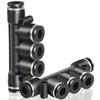 TAILONZ PNEUMATIC 10MM OD 5pcs Straight Connectors Plastic Quick Release