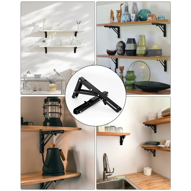 Viesap Folding Console 250 mm, 2 Pieces Folding Console Heavy