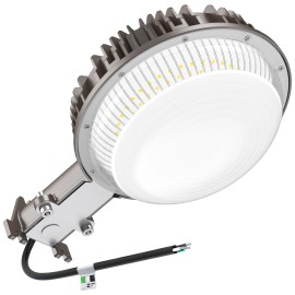 Outdoor 150W-35W LED Garden Wall Lights Waterproof with IP65 Rating Aluminum and PC Lamp Body for Parks 5-Year WarrantyLamp Power(W): 80, Emitting Color: White, Color: Dark Grey