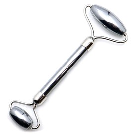 GOLD STONE Terahertz Ore Face Roller for Facial Beauty Small Face Massage Health Beauty Part Color Silver