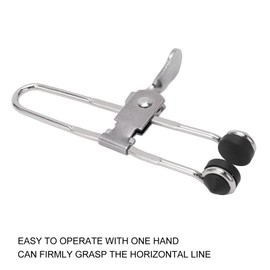 Lever Action Grid Clamp, 10PCS Stainless Steel Suspended Ceiling Tools Keep Horizontal Tile Installation Clips for Construction Site