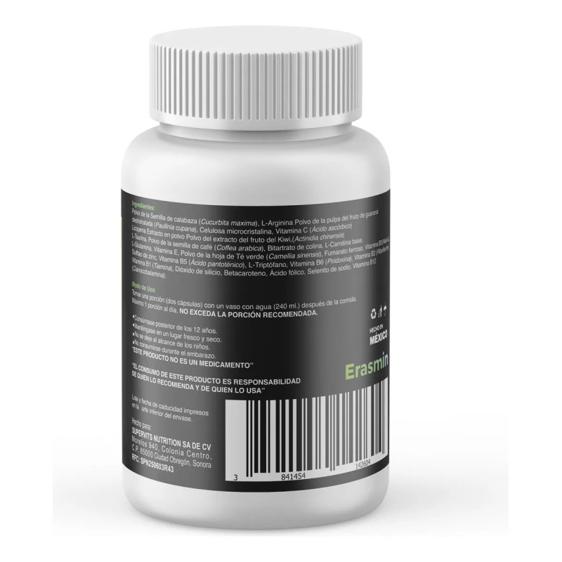Supervits Erasmin 30 Caps 4 Pack Sfn Natural