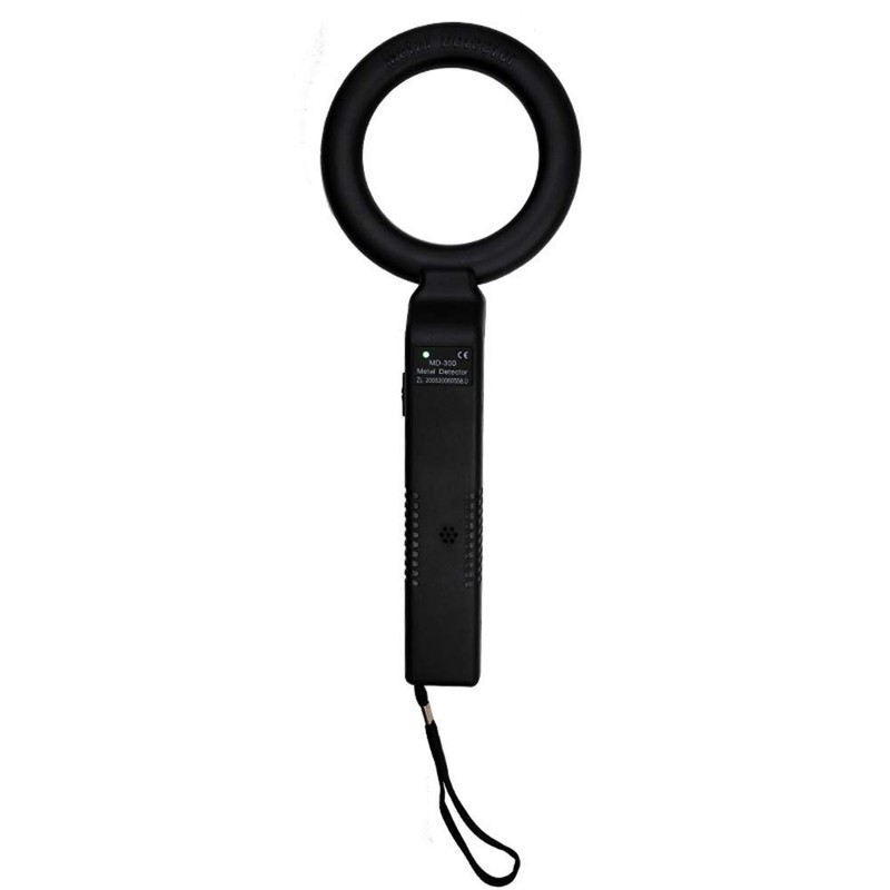 Handy Metal Detectors Machine Black High Sensitivity Lightweight