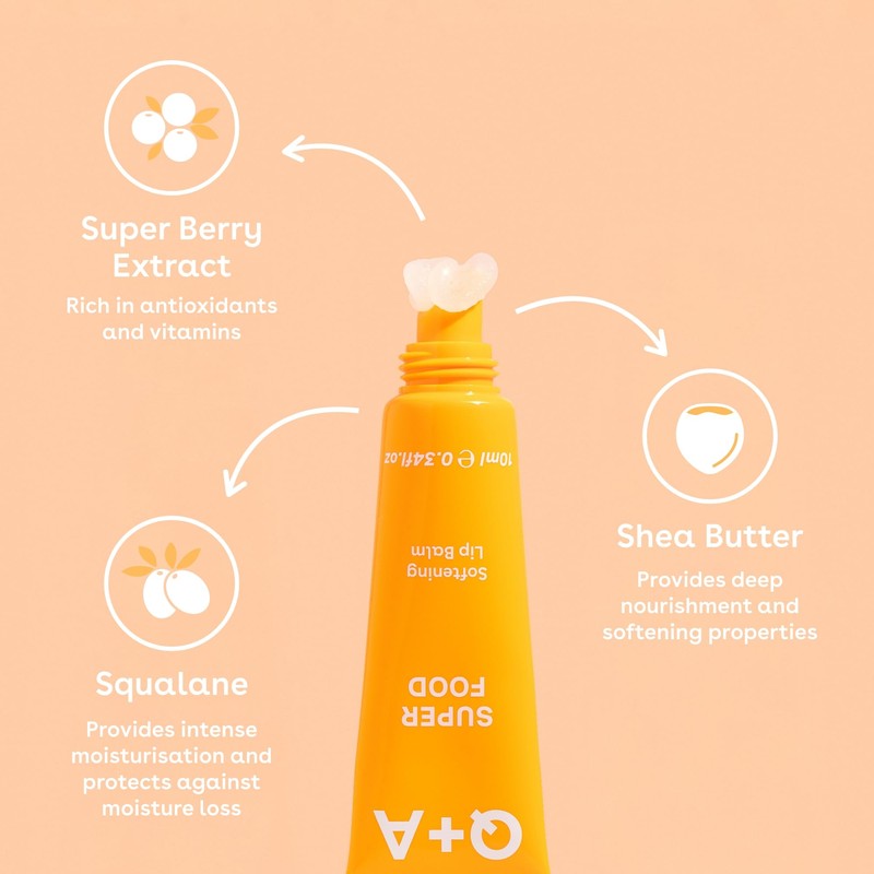 Q+A Super Food Lip Balm